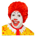 Heißhungriger Fastfood-Clown Ronald Perücke