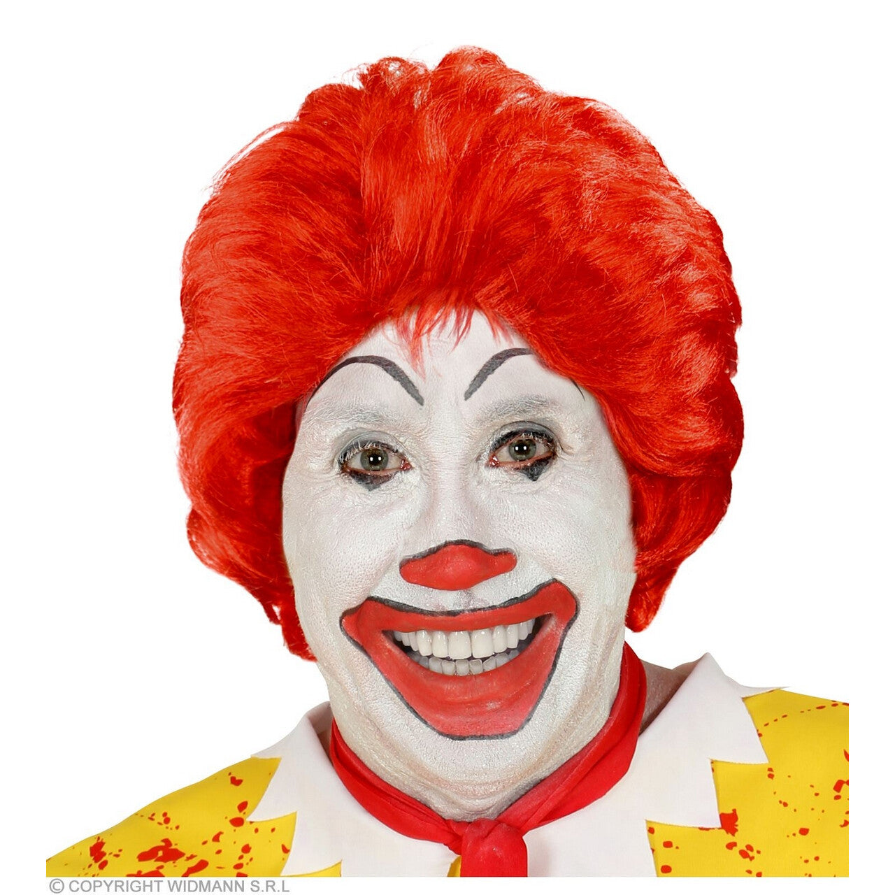 Op deze afbeelding zie je een Accessoires, van het merk Widmann. Eetgrage Junkfood Clown Ronald