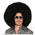 Riesige Afro-Disco-Perücke Schwarz Tito