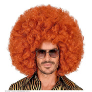 Op deze afbeelding zie je een Accessoires, van het merk Widmann. Mega Grote Afro Pruik Koper Rood Oboema