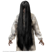 Op deze afbeelding zie je een Accessoires, van het merk Widmann. Horror Pruik Samara 100cm Zwart
