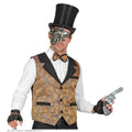 Steampunk Western Vintage Weste Herren