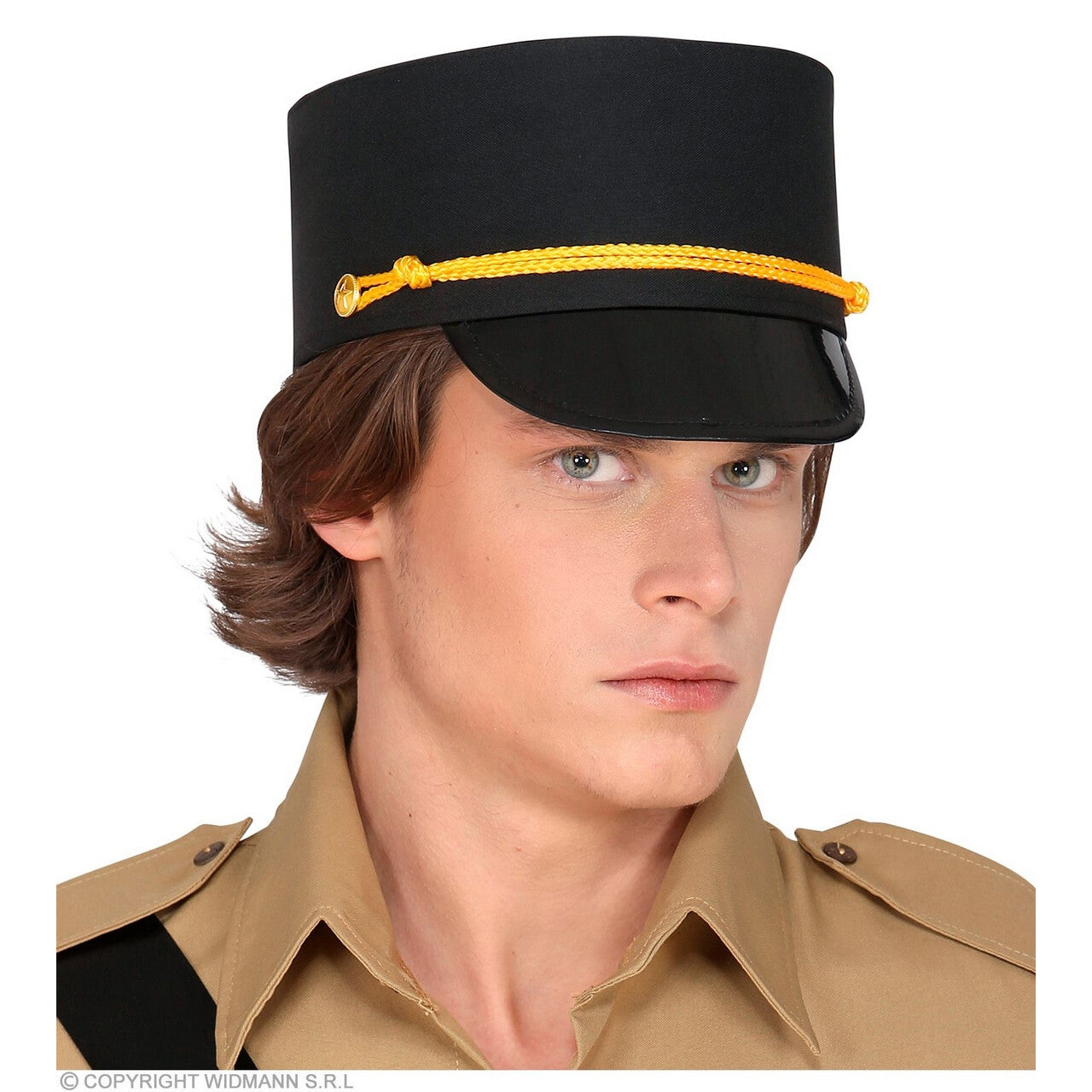 Op deze afbeelding zie je een Accessoires, van het merk Widmann. Gendarme Franse Politie Pet