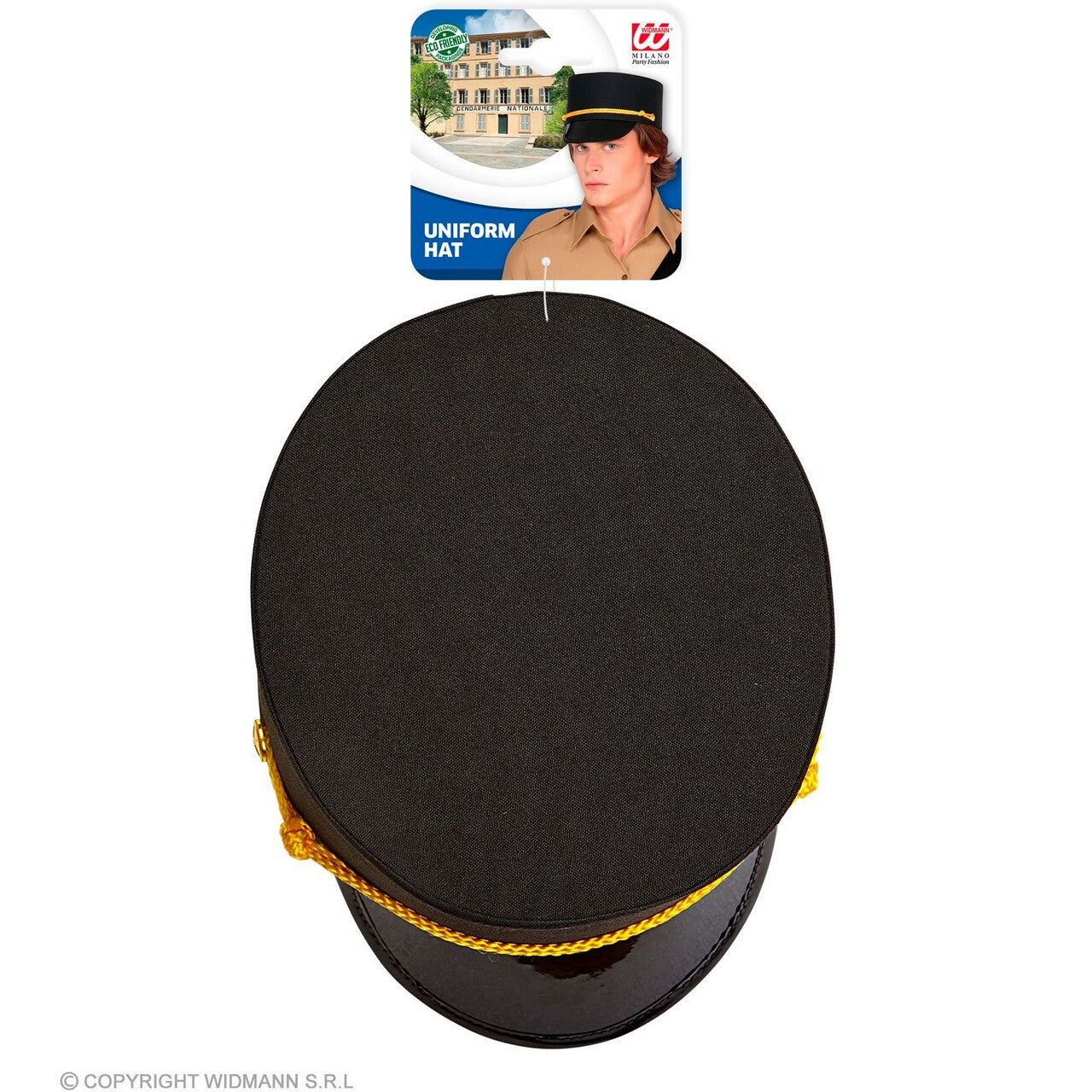 Op deze afbeelding zie je een Accessoires, van het merk Widmann. Gendarme Franse Politie Pet