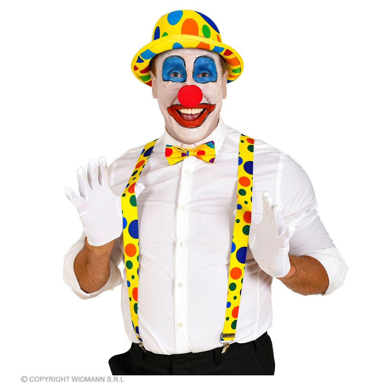 Op deze afbeelding zie je een Accessoires, van het merk Widmann. Popi De Clown Set