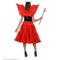 Knielanger Petticoat-Rock 65 Cm Rot Damen