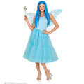 Knie -Long -Tüllrock Petticoat 65 Zentimeter Hellblau Damen
