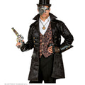 Lederlook Steampunk Piratenmantel Serano Herren