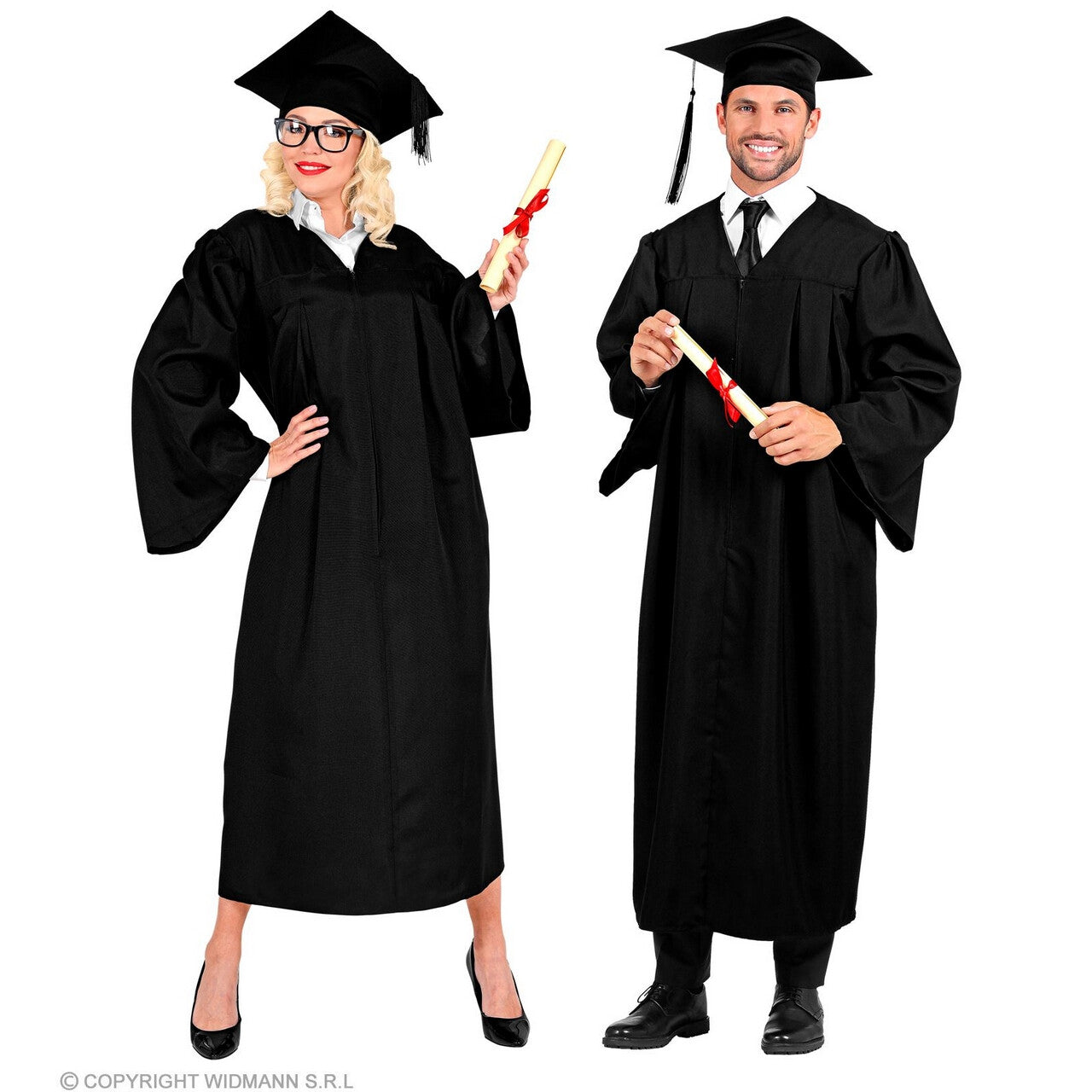 Op deze afbeelding zie je een Kostuums, van het merk Widmann. Alumnus Klaar Met School Kostuum
