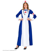 Op deze afbeelding zie je een Kostuums, van het merk Widmann. Traditionele Verpleegster Vrouw Kostuum