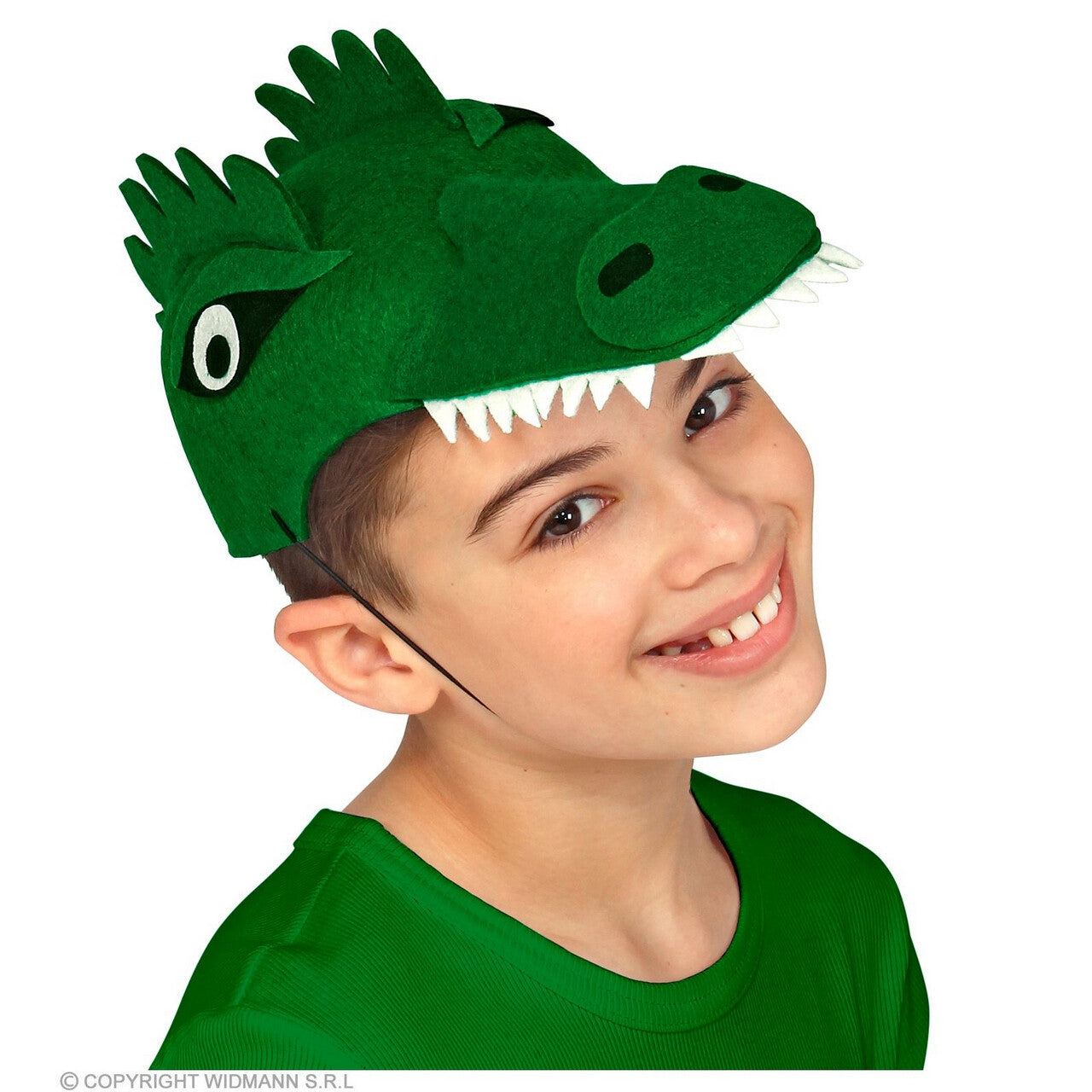 Op deze afbeelding zie je een Accessoires, van het merk Widmann. Croco De Krokie Krokodil Op Je Hoofd