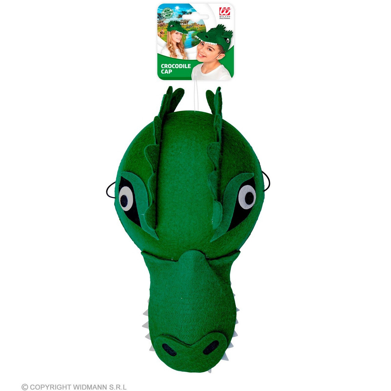 Op deze afbeelding zie je een Accessoires, van het merk Widmann. Croco De Krokie Krokodil Op Je Hoofd