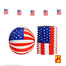 Set Flag -Linie, Papierball Und Lantern USA Independance Day