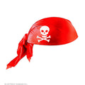 Piratenkopftuch Henry, Filz Rot