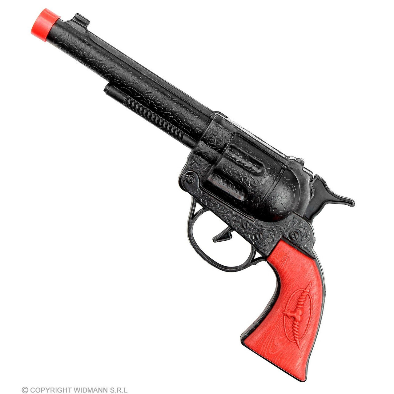 Op deze afbeelding zie je een Accessoires, van het merk Widmann. Wilde Westen Schietijzer Pistool