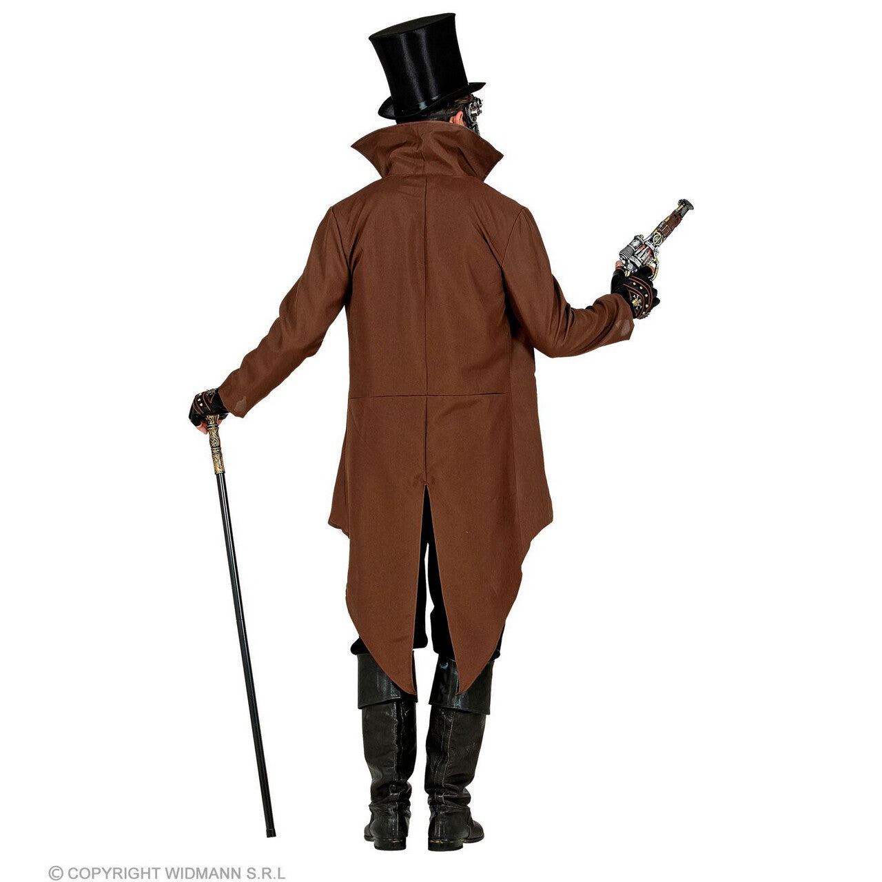 Op deze afbeelding zie je een Kostuums, van het merk Widmann. Futuristische Steampunker Bruce Man