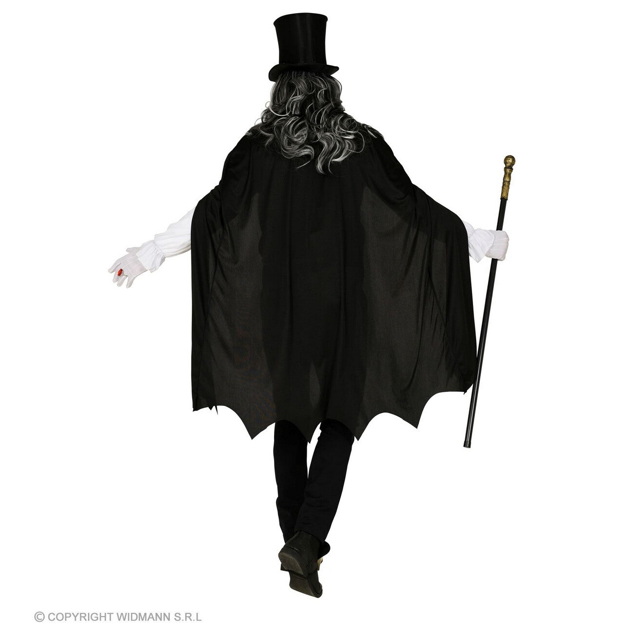 Op deze afbeelding zie je een Kostuums, van het merk Widmann. Valentino Vampiro Bloedjager Man Kostuum