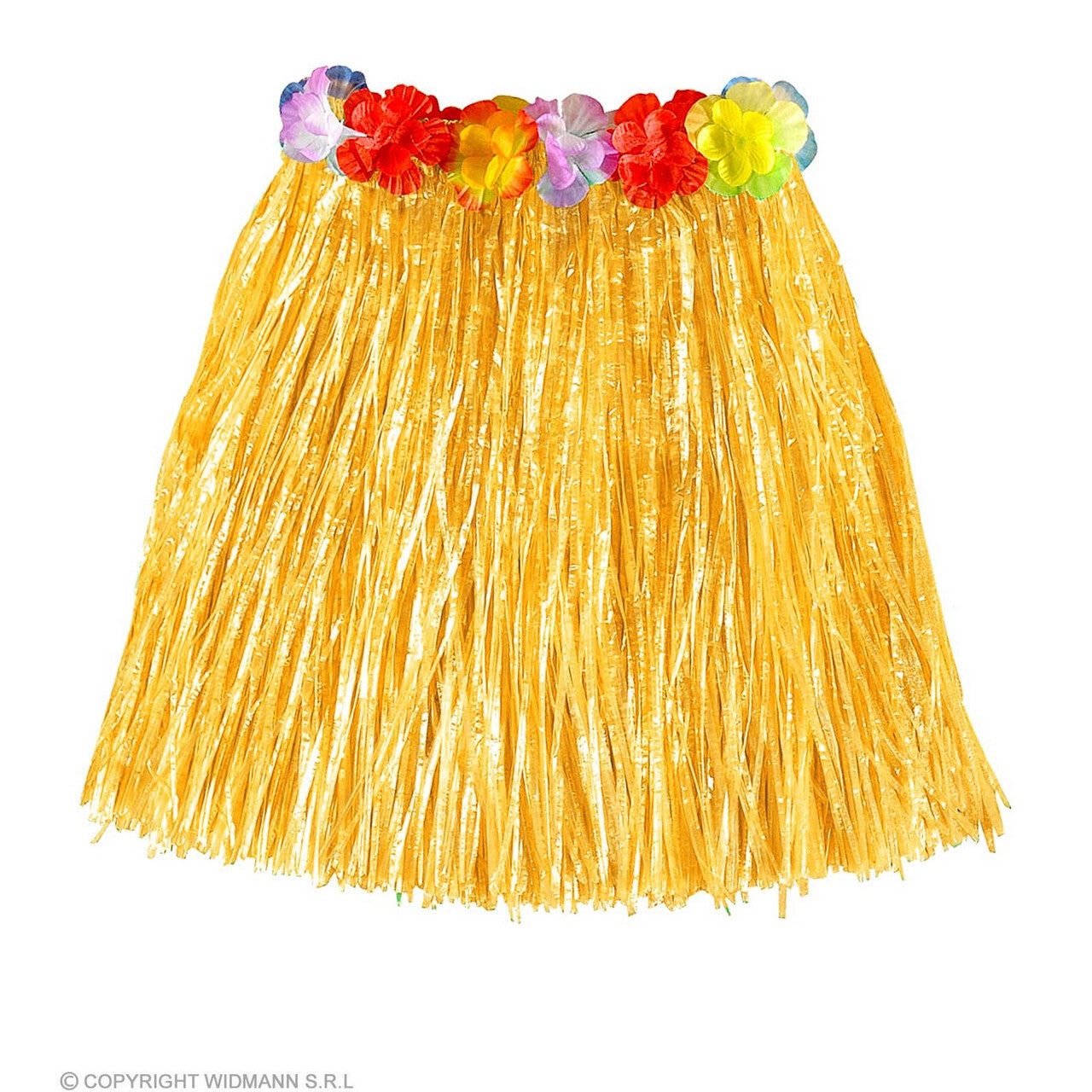 Op deze afbeelding zie je een Kostuums, van het merk Widmann. Hoe Lal La Mini Hawaii Rokje 45 Centimeter Vrouw