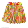 Hawaiianischer Mini-Rock Mohala 45 Cm Mehrfarbig Damen