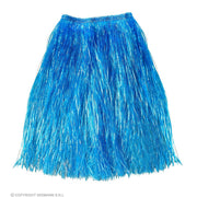 Op deze afbeelding zie je een Kostuums, van het merk Widmann. Kalia Hawaiirok 75 Centimeter, Blauw Vrouw