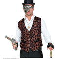 Uhrwerk Steampunk Weste Herren