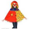Lustiger Clown Pollie Poncho Kind für Kinder