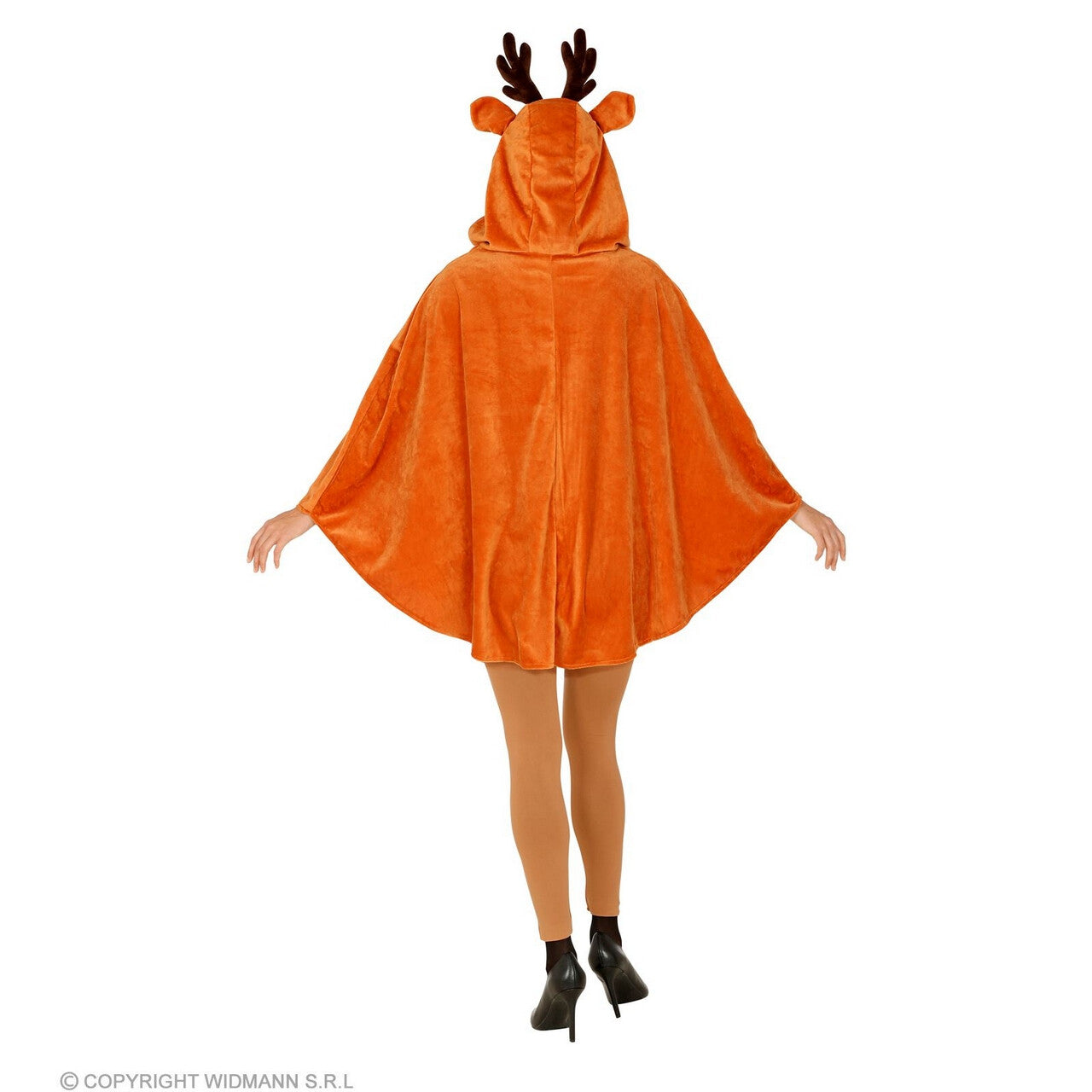 Op deze afbeelding zie je een Kostuums, van het merk Widmann. Hitsig Hertje Poncho