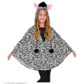 Schwindelstreifen Poncho Zebra Kind für Kinder