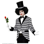 Op deze afbeelding zie je een Kostuums, van het merk Widmann. Eenzame Mime Clown Zwart Wit Man