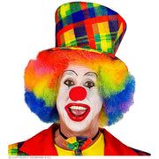 Op deze afbeelding zie je een Accessoires, van het merk Widmann. Kleurige Hoed Clown Geblokt