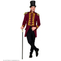 Elegante Französische Paradefrack Bordeauxrot Herren