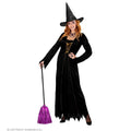 Witchs Besen Lila Folie 92 Zentimeter