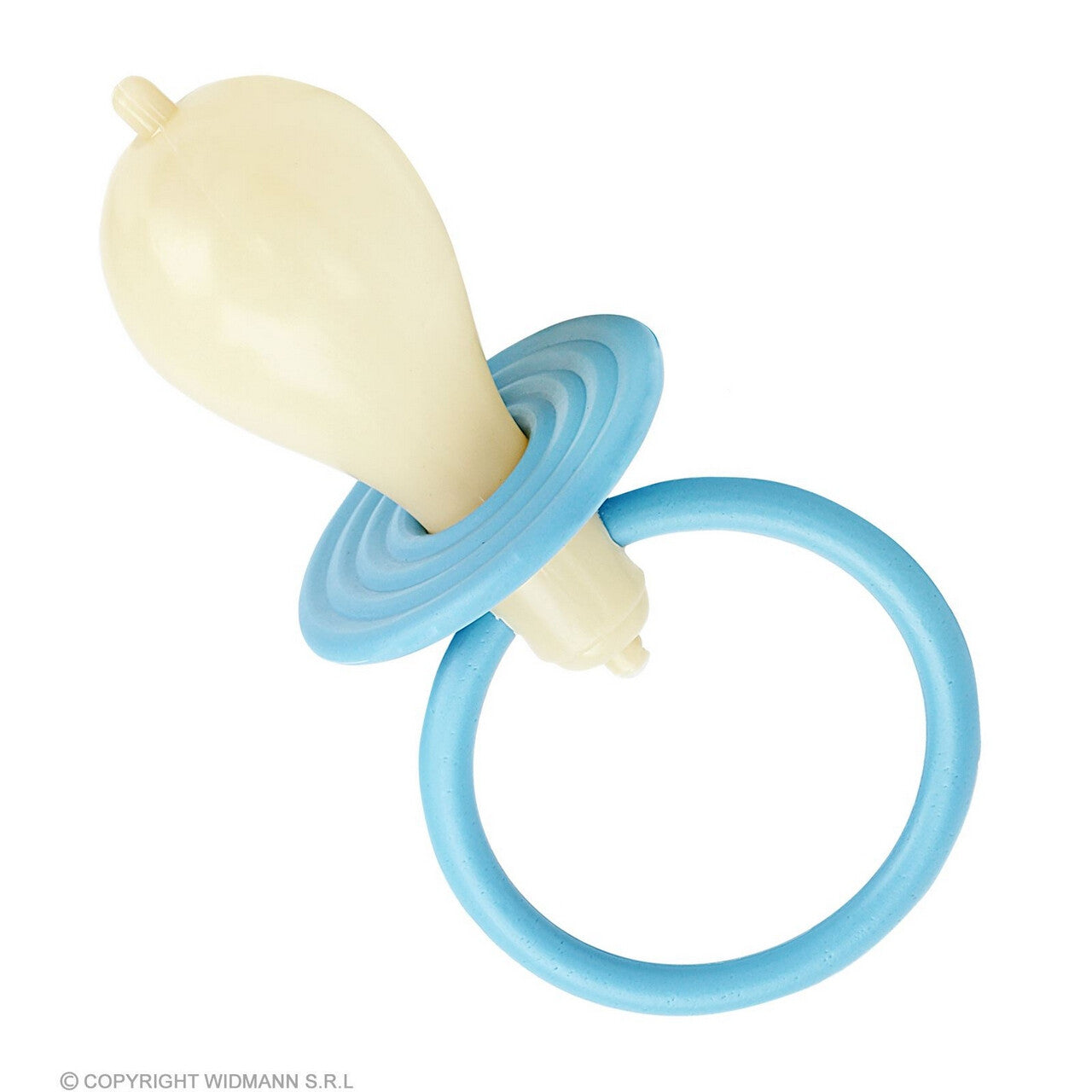 Op deze afbeelding zie je een Accessoires, van het merk Widmann. Mega Speen Met Geluid, Blauw