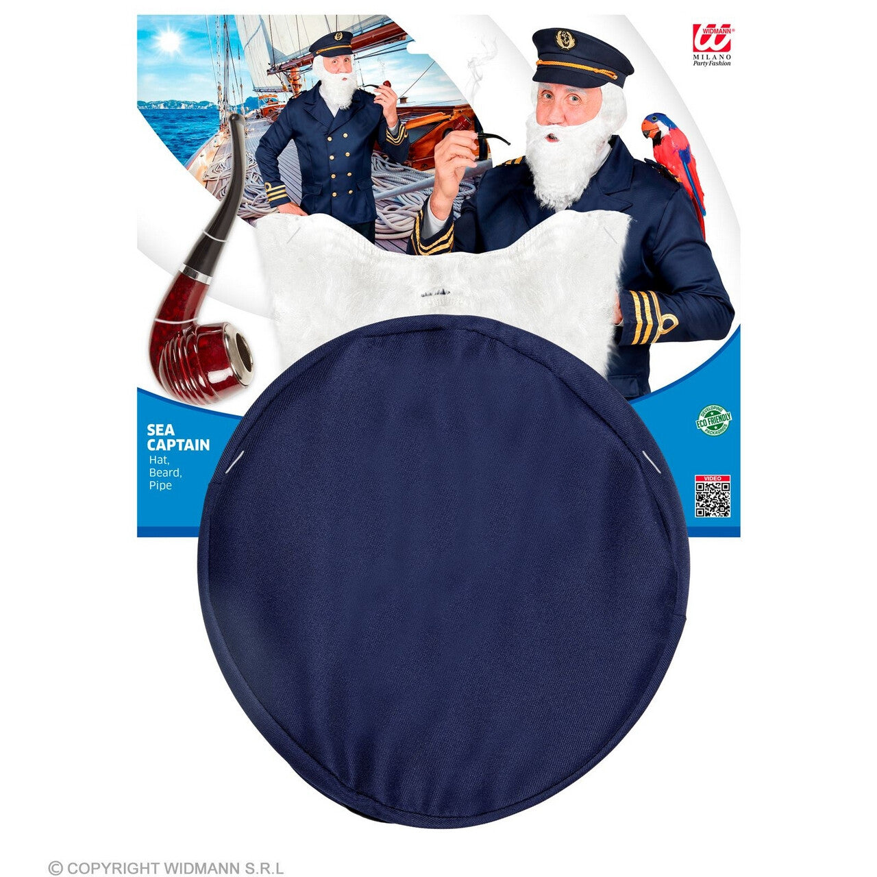 Op deze afbeelding zie je een Accessoires, van het merk Widmann. Ouwe Roestige Kapitein Iglo Accessoire Set