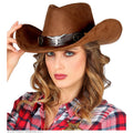 Dallas Cowboyhut In Leder-Optik
