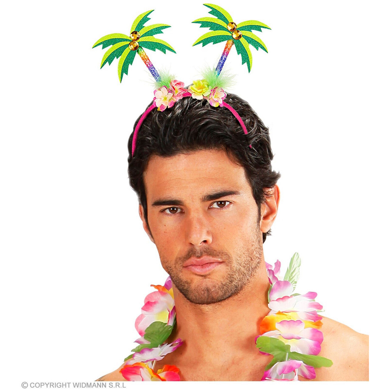 Op deze afbeelding zie je een Accessoires, van het merk Widmann. Beach Style Palmbomen Bopper
