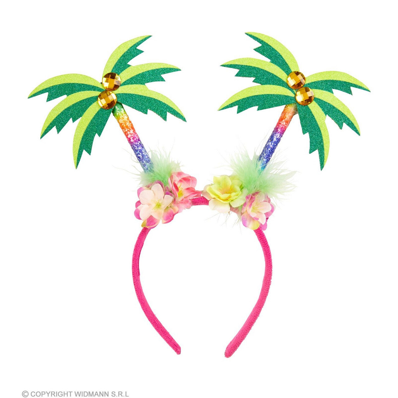 Op deze afbeelding zie je een Accessoires, van het merk Widmann. Beach Style Palmbomen Bopper