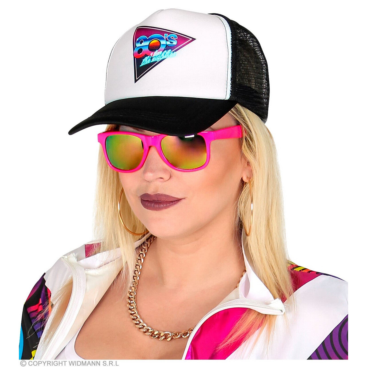 Op deze afbeelding zie je een Accessoires, van het merk Widmann. Coole Jaren 80 Retro Pet