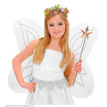 Weißer Glitzer -Vlögel -Gebühren Angelina Kind