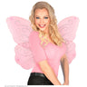 Fabelhafte Rosa Glitzerflügel