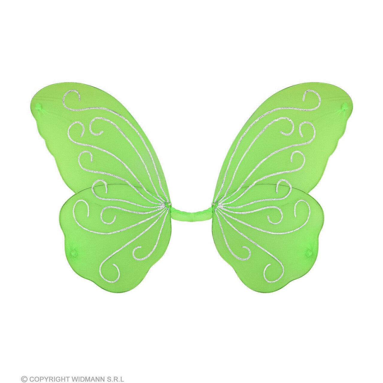 Op deze afbeelding zie je een Accessoires, van het merk Widmann. Fabelachtige Groene Glitter Vleugels Bosfee