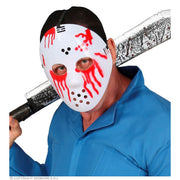 Op deze afbeelding zie je een Accessoires, van het merk Widmann. Angstaanjagend Bloederig Hockey Masker