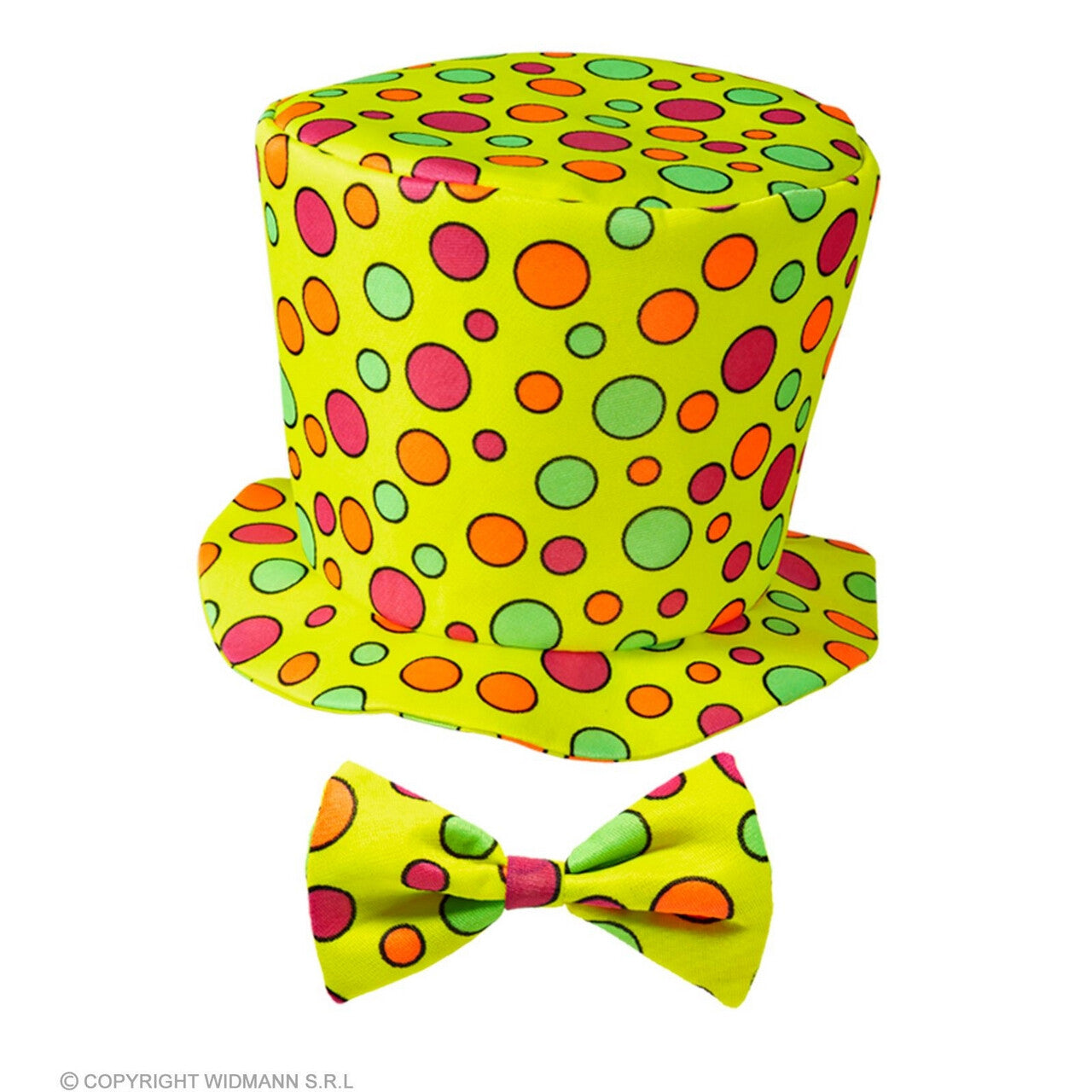 Op deze afbeelding zie je een Accessoires, van het merk Widmann. Dottie De Clown Accessoire Set Geel Kind
