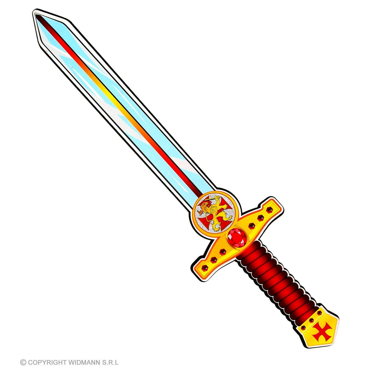 Op deze afbeelding zie je een Accessoires, van het merk Widmann. Zwaard Van Ridder Dappere Daan