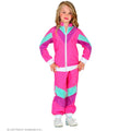 80er Retro New Kids Trainingsanzug Pink Kostüm für Kinder