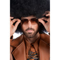 Braune Vegas Brille 70er Jahre