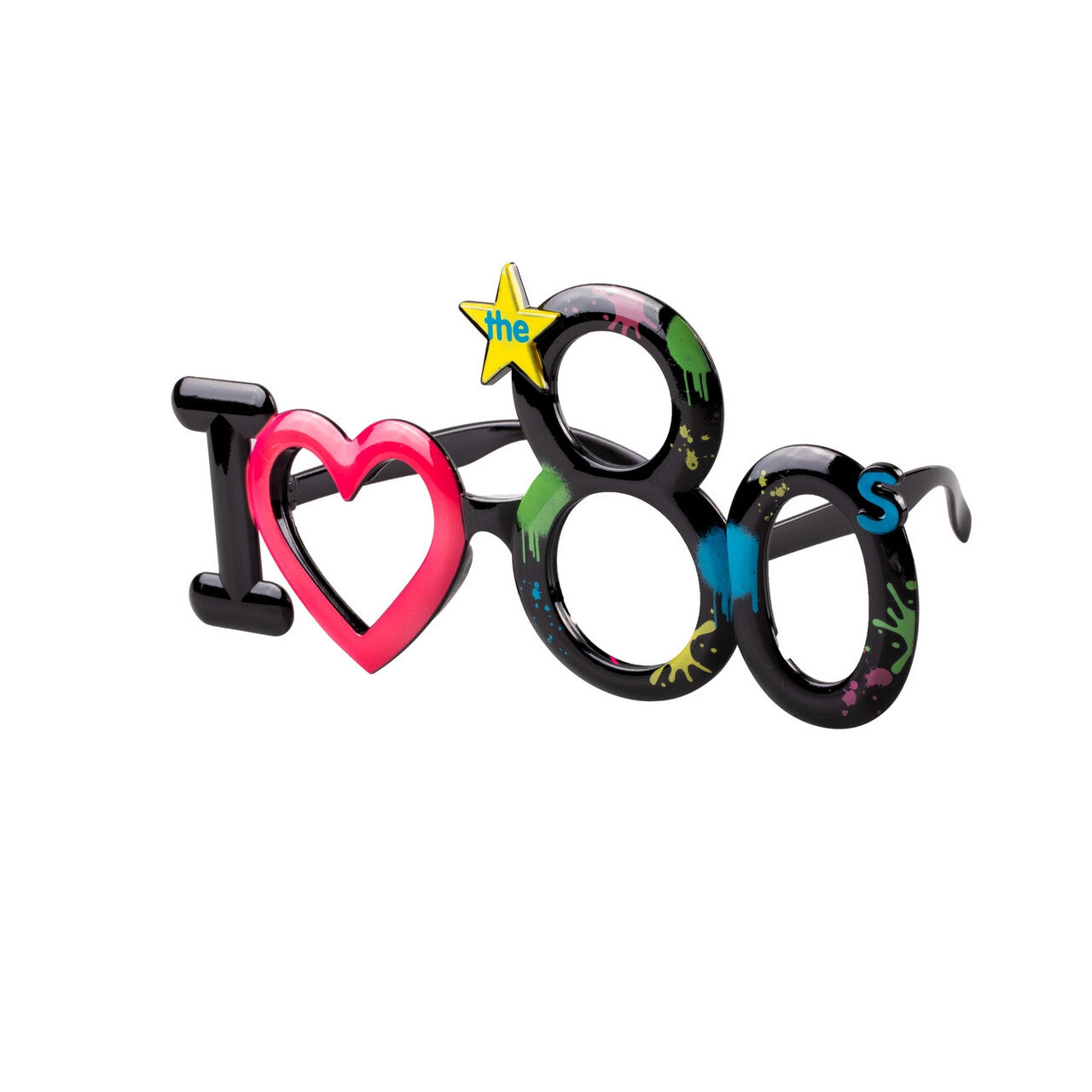 Op deze afbeelding zie je een Accessoires, van het merk Wilbers. Bril I Love The 80s