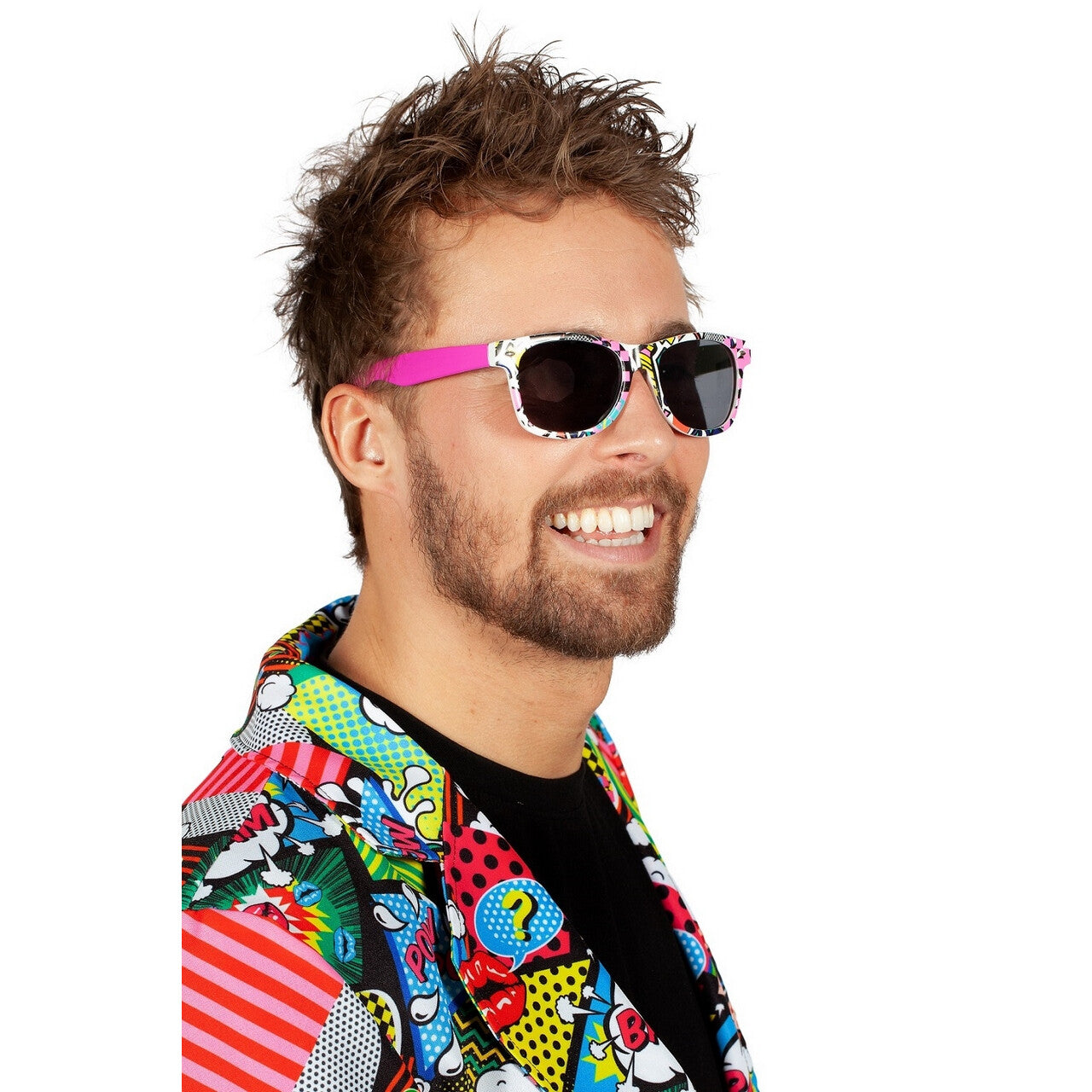 Op deze afbeelding zie je een Accessoires, van het merk Wilbers. Bril Pop-Art