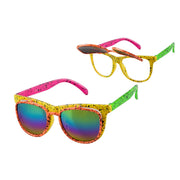 Op deze afbeelding zie je een Accessoires, van het merk Wilbers. Bril 80s Hologram Met Klep