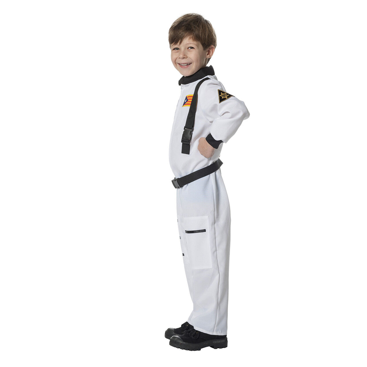 Op deze afbeelding zie je een Kostuums, van het merk Wilbers. Astronaut To The Universe And Back Jongen Kostuum